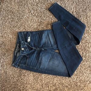 American Eagle Outfitters Women's Dark Blue Skinny Jeans